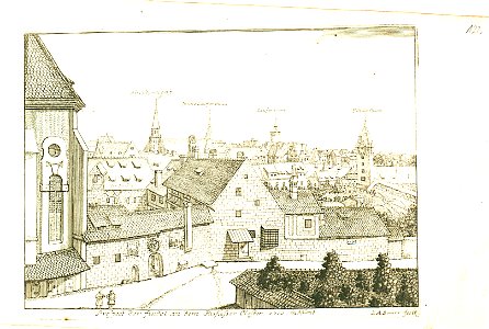 Nürnberger Zierde - Böner - 122 - Prospect Findel am Parfüßer Closter