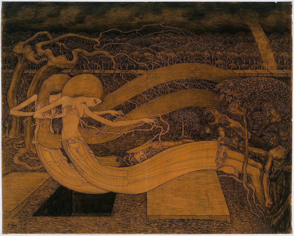 O grave, where is thy Victory 1892 Jan Toorop