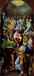 O Pentecostes por El Greco, Museu do Prado