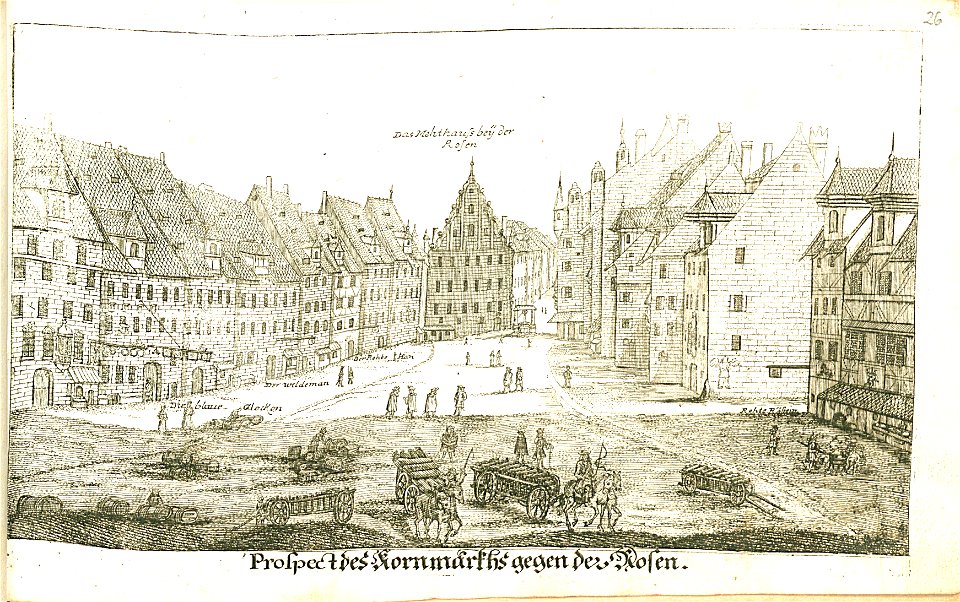 Nürnberger Zierde - Böner - 028 - Prospect Kornmarkt