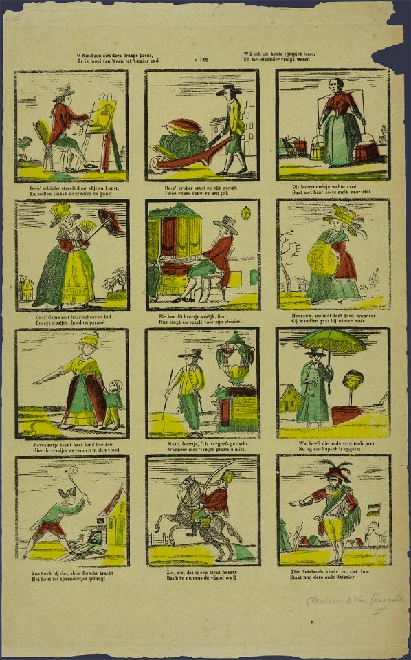 O Kind'ren ziet deez' fraaije prent-Catchpenny print-SMC K 0151