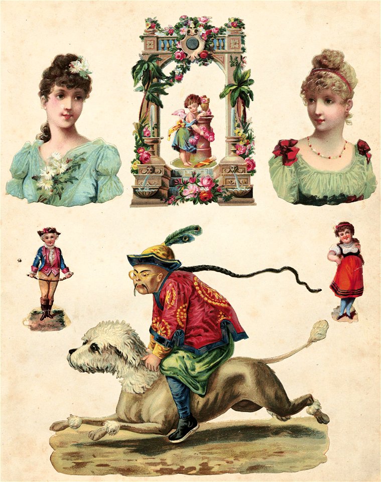 Oblaten-Album c1890