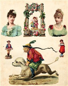 Oblaten-Album c1890