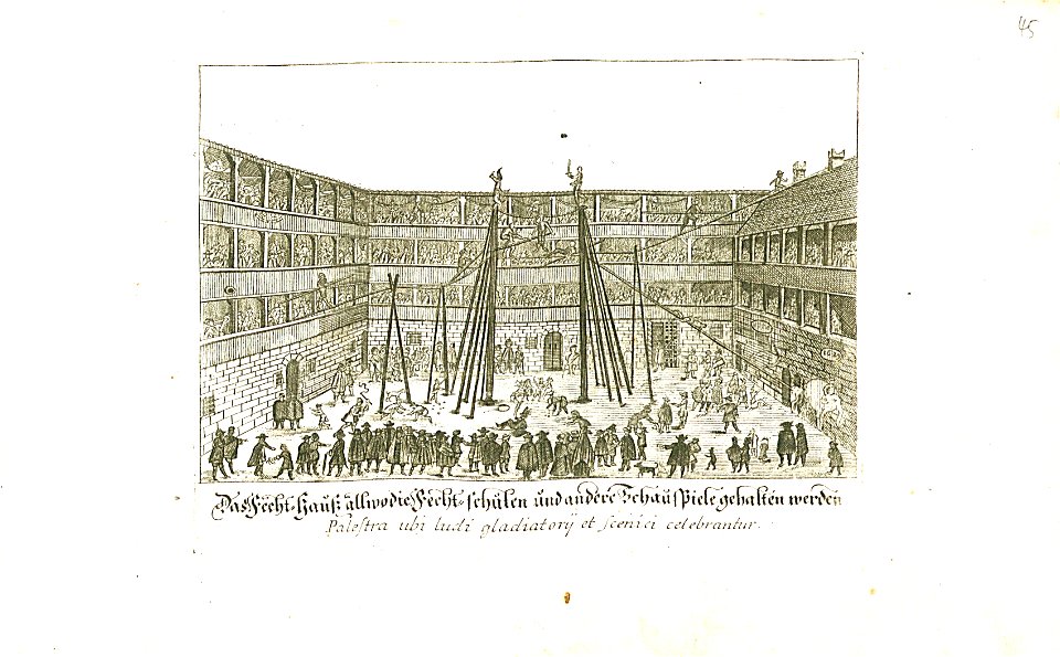 Nürnberger Zierde - Böner - 045 - Das Fechthaus - Schauspiele