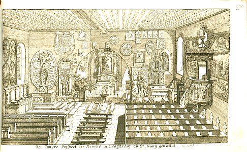 Nürnberger Zierde - Böner - 238 - Prospect der Kirche in Crafftshof