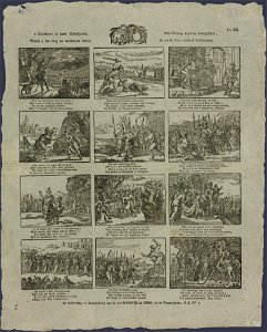 O kinderen! in deez' Bijbelprent, wordt u het lang en werkzaam leven, van Koning David voorgesteld, In Samuëls verhaal beschreven-Catchpenny print-SMC K 0128