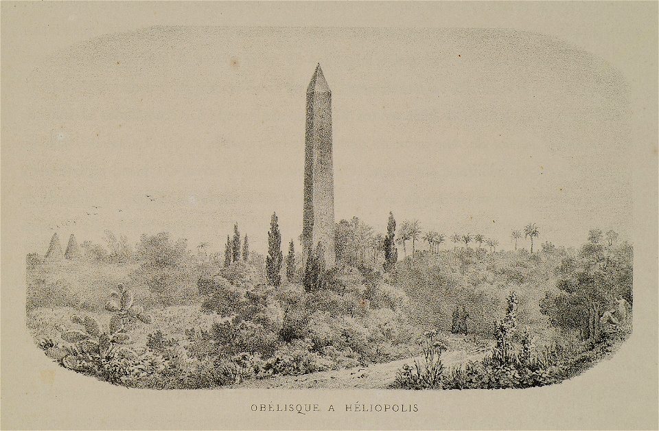 Obélisque à Héliopolis - Rey Etienne - 1867