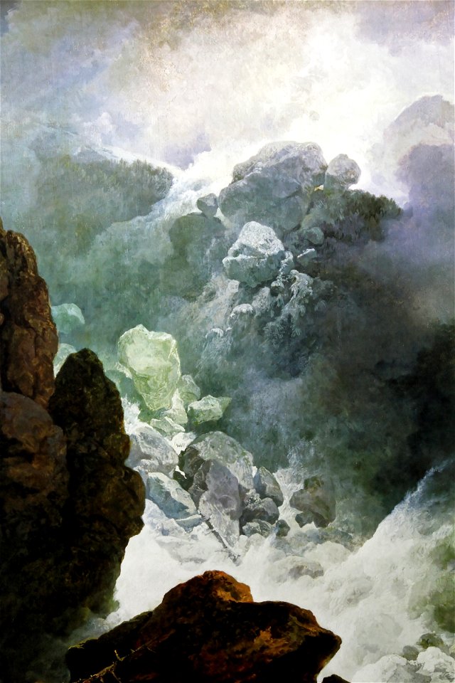 Oberhausen - Gasometer - Der schöne Schein - An Avalanche in the Alps (Loutherbourg) 02 ies