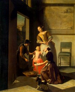 Jacob Ochtervelt - Buying Grapes - WGA16619