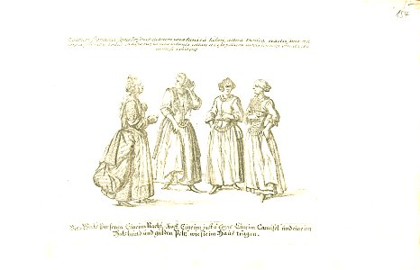 Nürnberger Zierde - Böner - 154 - Vier Weibs-Personen