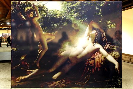 Oberhausen - Gasometer - Der schöne Schein - The Sleep of Endymion (Girodet) 01 ies