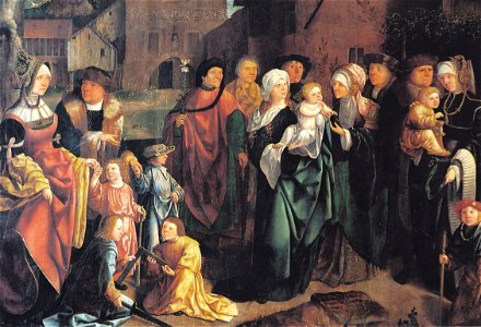 Oberfellach - Pfarrkirche - Scorel-Altar - Heilige Sippe