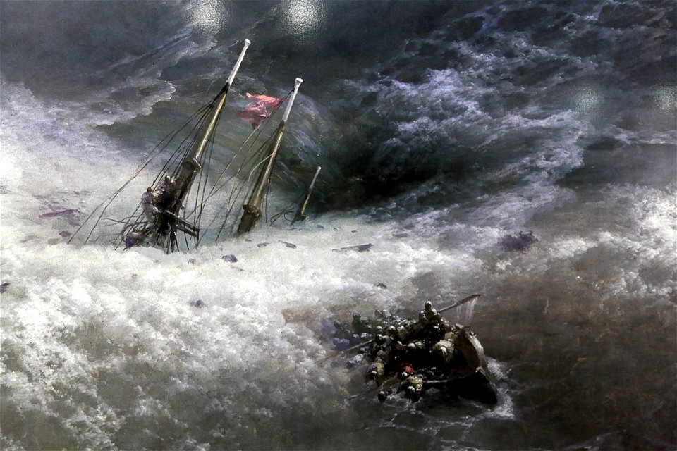 Oberhausen - Gasometer - Der schöne Schein - L'onda (Aivazovsky) 02 ies