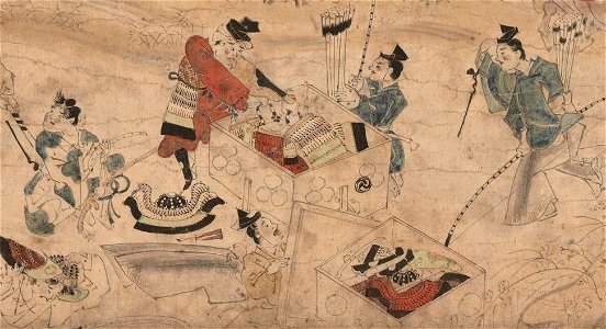 Obusuma Saburo emaki - detail armor