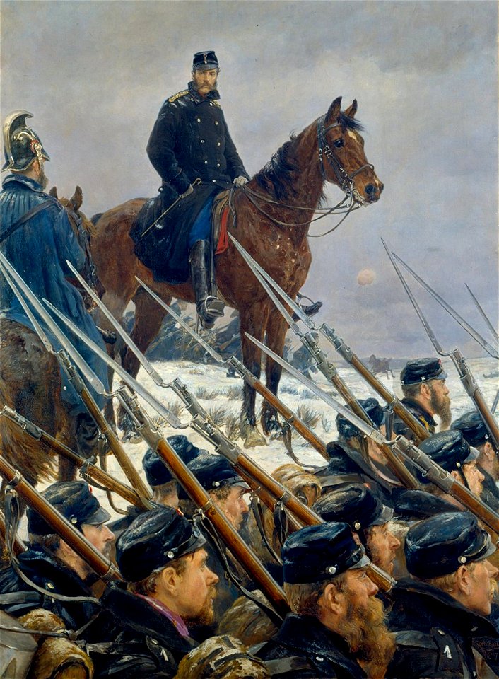 Oberst Max Müller ved Sankelmark Sø den 6. februar 1864