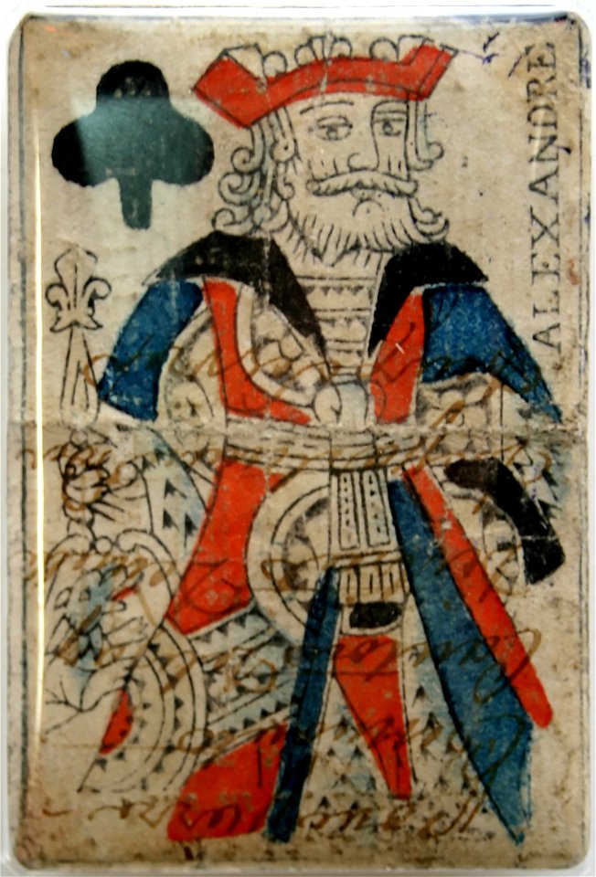 Obverse, playing card money (billet de confiance)