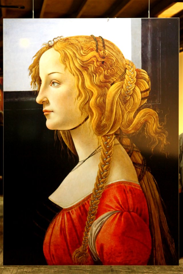 Oberhausen - Gasometer - Der schöne Schein - Portrait of a Young Woman (Botticelli) 01 ies