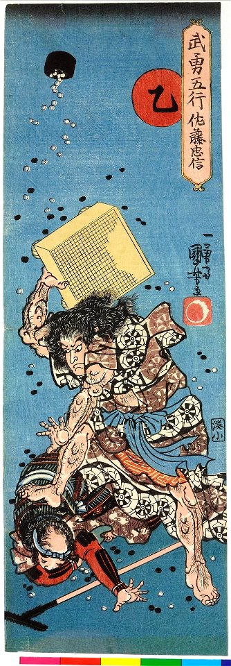 Object- Kinoto, Sato Tadanobu 乙,佐藤忠信 (Sato Tadanobu, 2nd rank) (BM 2008,3037.05204)