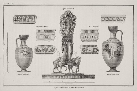 Objets trouvés dans le tombeau de Festus - Choiseul-gouffier Gabriel Florent Auguste De - 1809