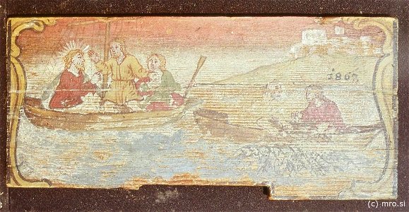 Obilni ribolov na Genezareškem jezeru (panjska končnica, 1867)