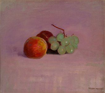Odilon Redon - Still Life with Fruit - 1995.47.3 - Yale University Art Gallery