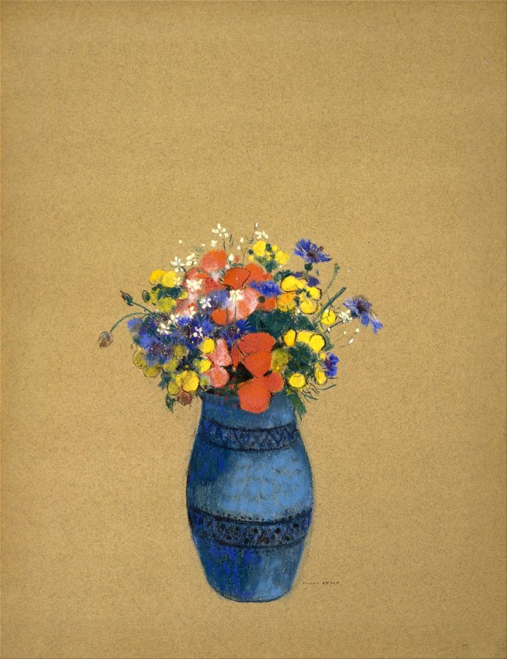 Odilon Redon - Vase of Flowers - Google Art Project