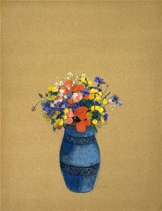 Odilon Redon - Vase of Flowers - Google Art Project