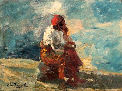 Octav Bancila - Matelot ascultand marea