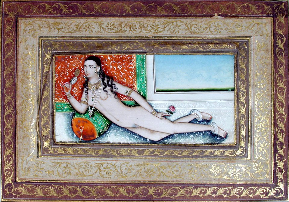 Odalisque with a European clock (6125113866)