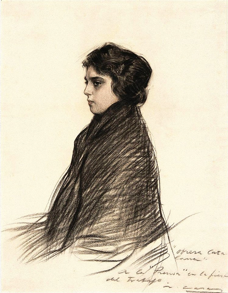 Obrera catalana - Ramón Casas Carbó