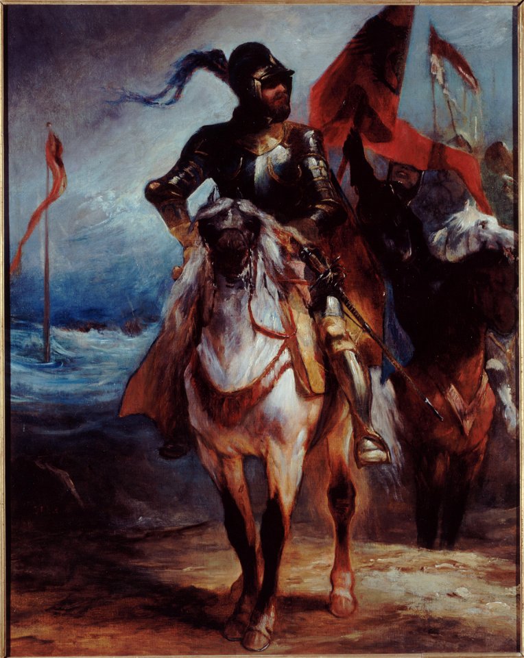 Odier, Edouard - Chevalier conduisant son armée - 92.8 - Musée de la Vie romantique