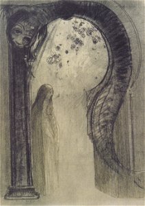 Odilon Redon - Frau mit Schlange