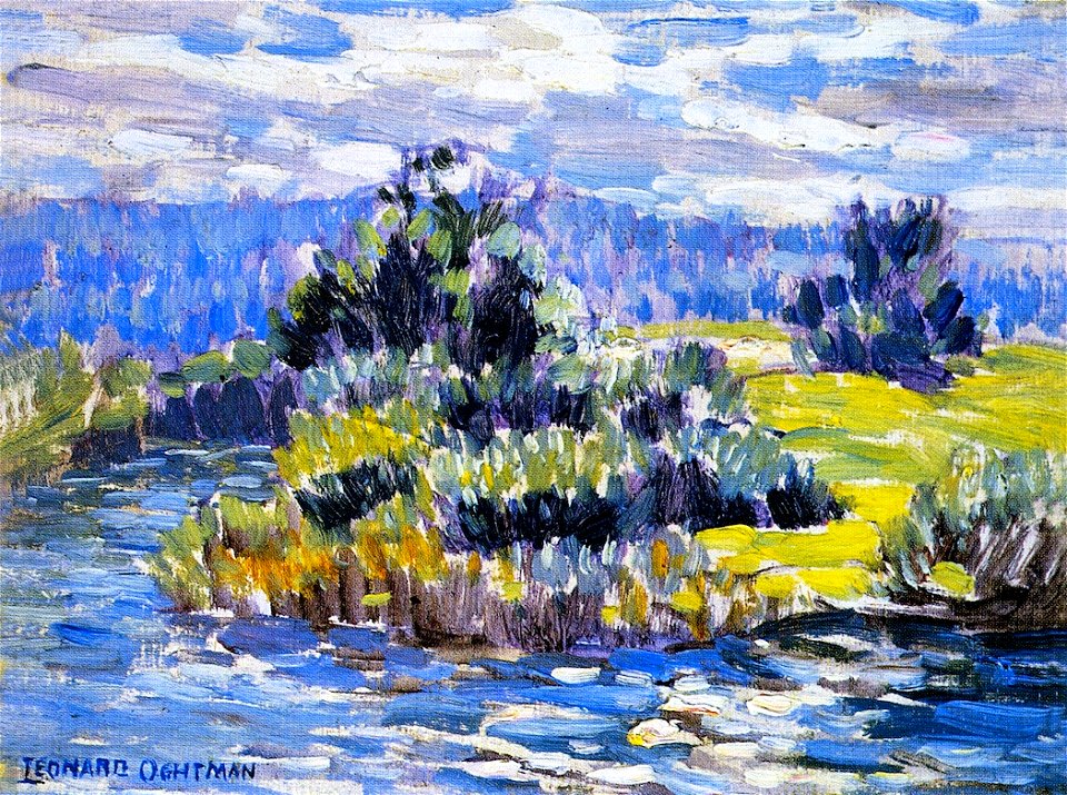 Ochtman Bleu landscape