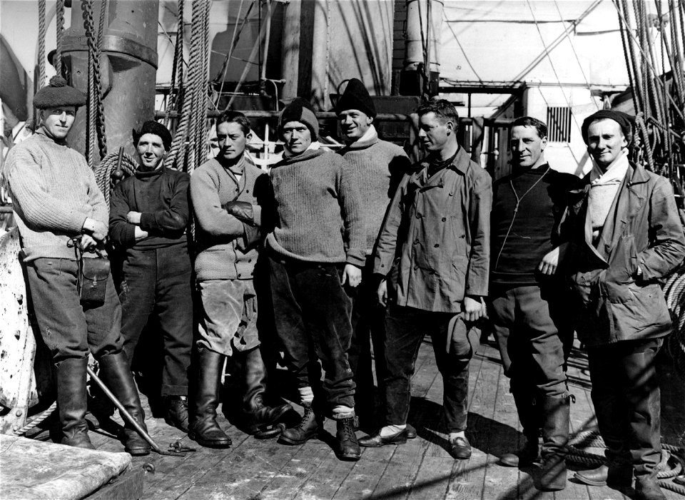 Officers of the 'Terra Nova by Herbert George Ponting