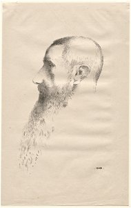 Odilon Redon (French, 1840-1916), Auguste Clot (French, 1858-1936) - Roger Marx - 1964.27 - Cleveland Museum of Art