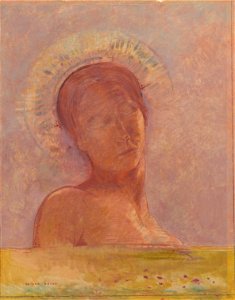 Odilon Redon - Closed eyes - Google Art Project