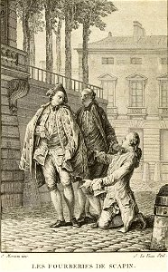 Oeuvres de Molière -Les Fourberies de Scapin - Bret - Jean-Jacques Le Veau