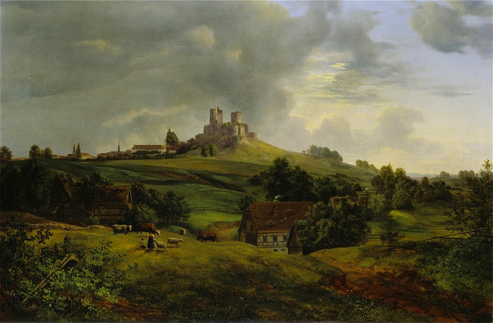 Ernst Ferdinand Oehme - Stolpen - Gesamtansicht