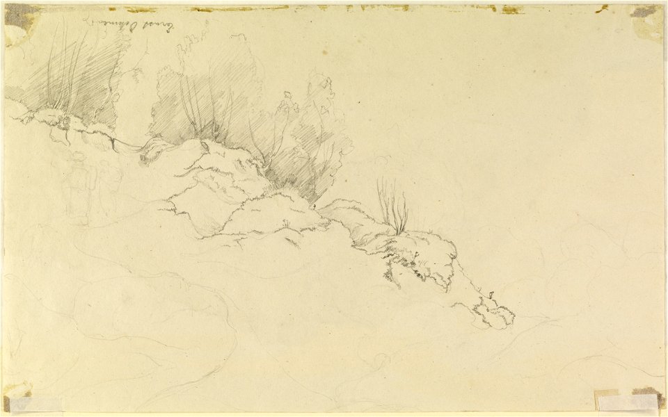 Ernst Ferdinand Oehme - Felsige Landschaft (ca.1825)