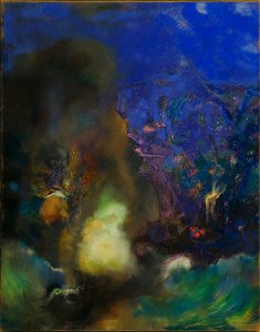 Odilon Redon - Roger et Angelica - Google Art Project