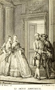 Oeuvres de Molière -Le Dépit amoureux - Bret - Antoine-Jean Duclos