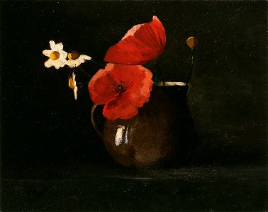 Odilon Redon - Flowers, Poppies and Daisies - 1977.605 - Art Institute of Chicago