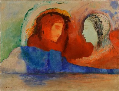 Odilon Redon - Dante et Béatrice - Uehara Museum of Art