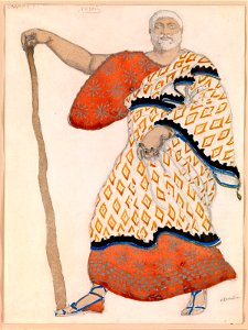 Oedipus at Colonus by Bakst 05