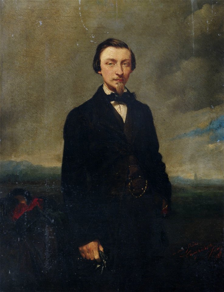 Octavia Campotosto (attr) Bildnis des Malers Henry Campotosto