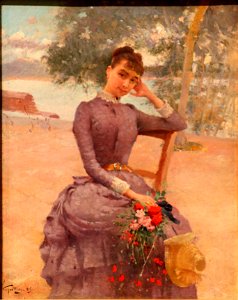 Octave Gallian - Jeune Fille assise au Mourillon