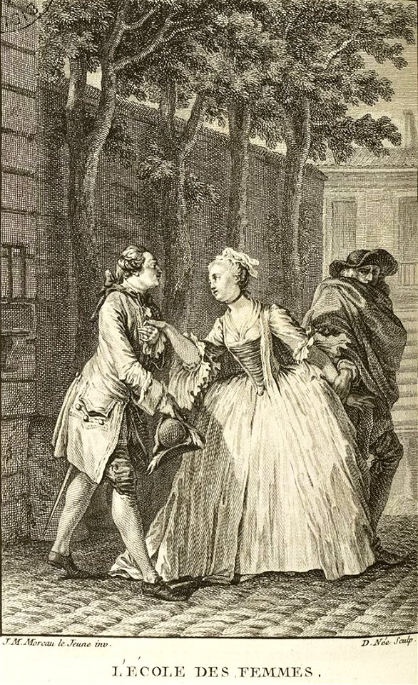 Oeuvres de Molière -L'École des femmes - Bret - François Denis Née