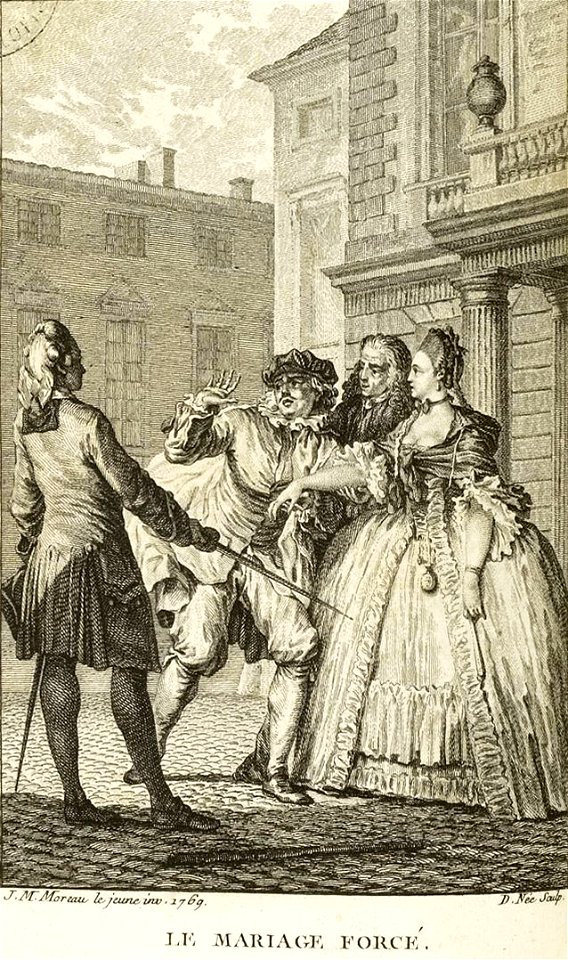 Oeuvres de Molière -Le Mariage forcé - Bret - François Denis Née
