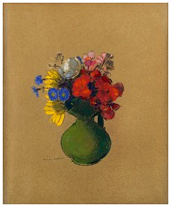 Odilon redon geraniums et fleurs des champs113847)