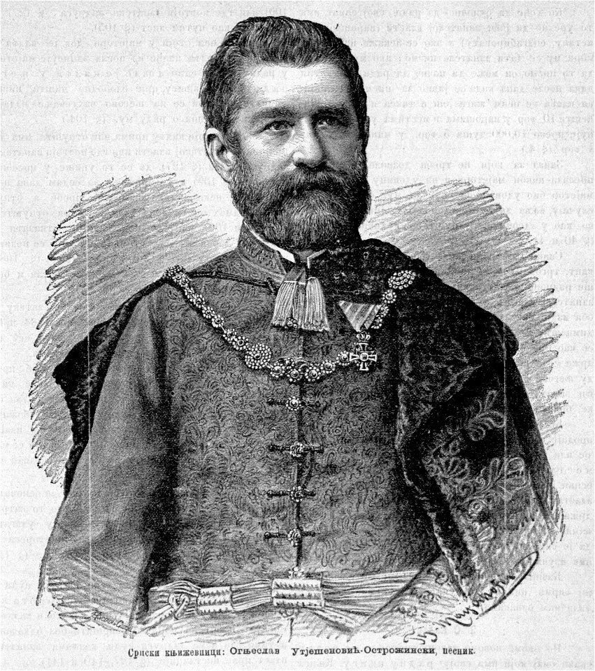 Ognjeslav Utješenović-Ostrožinski, pesnik